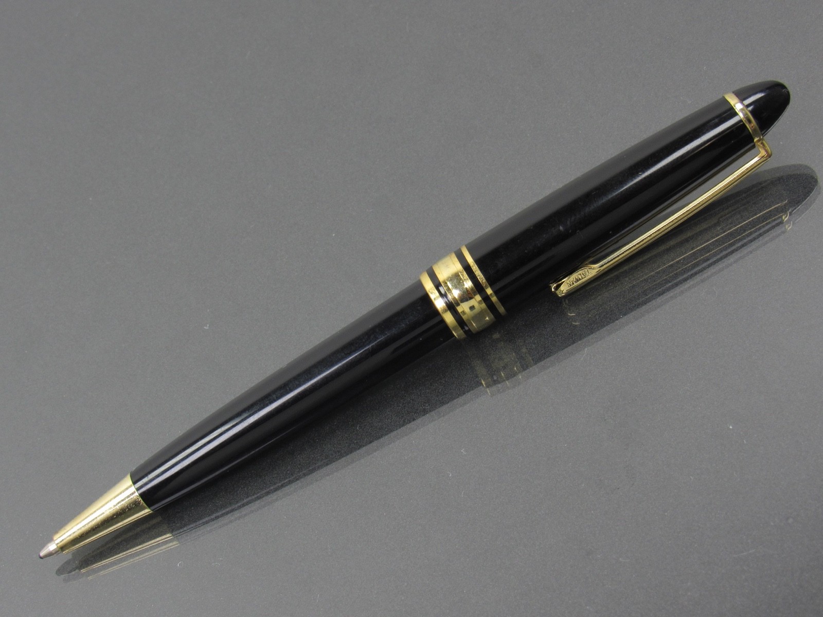 Rare Black & Gold Levaquin Twist PEN Drug Rep Pharmaceutical Promo Advertising