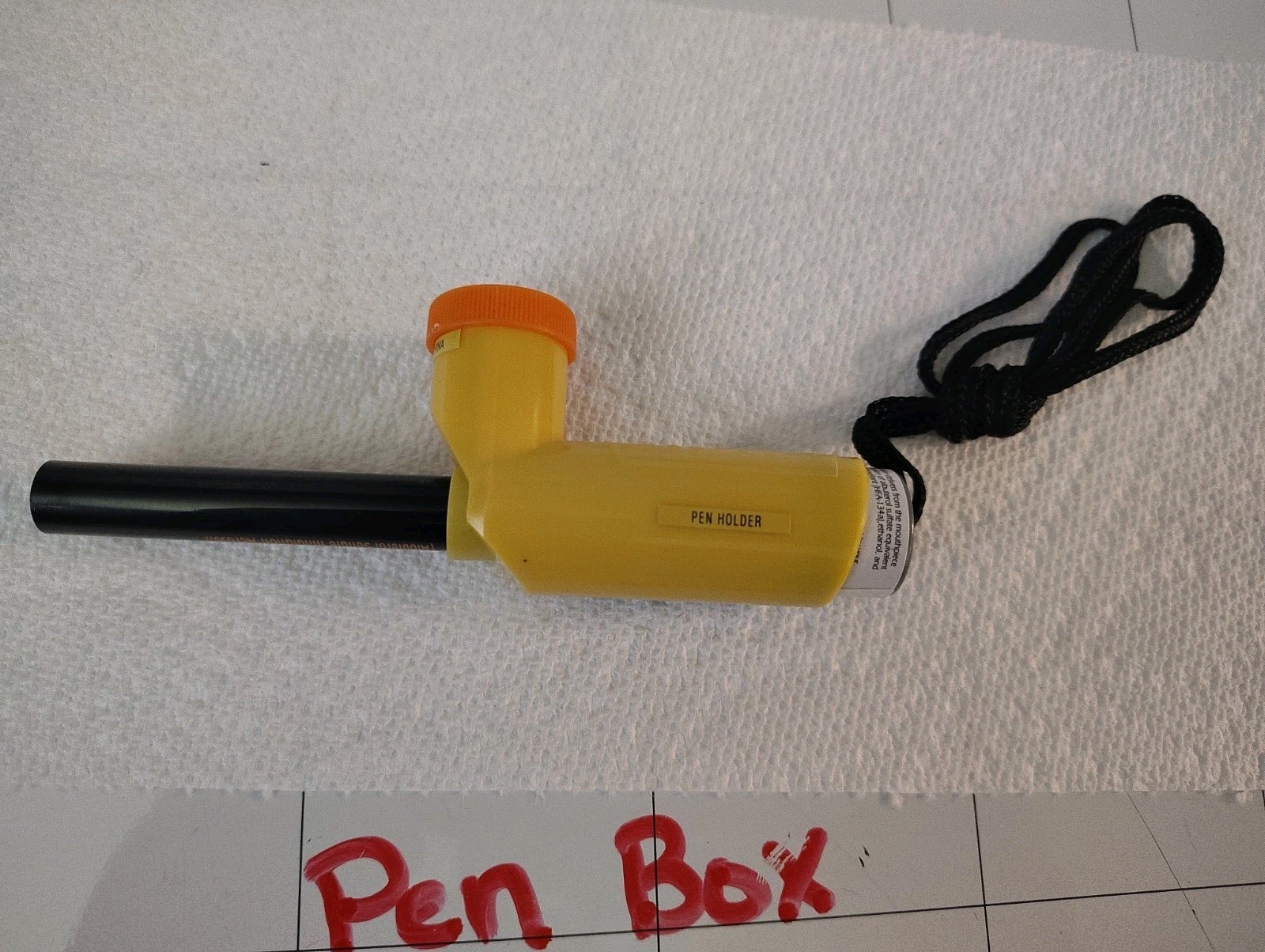 Proventil Pen – Pharma Promo- Inhaler W/ Neck Cord NEW Movie Prop Drug Rep Swag