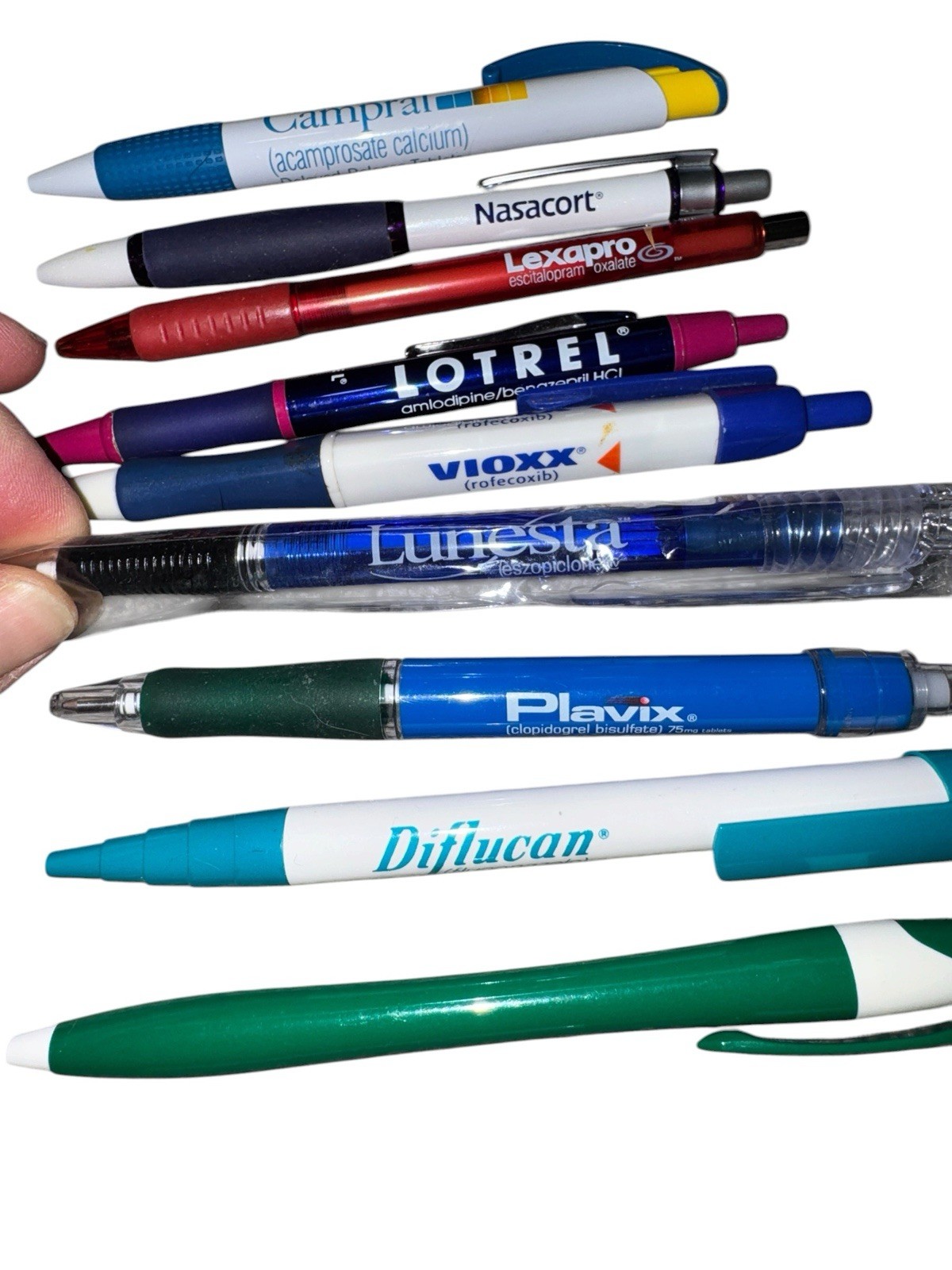 Lot Of 125 Pharmaceutical Drug Rep Advertising Pens some Rare!