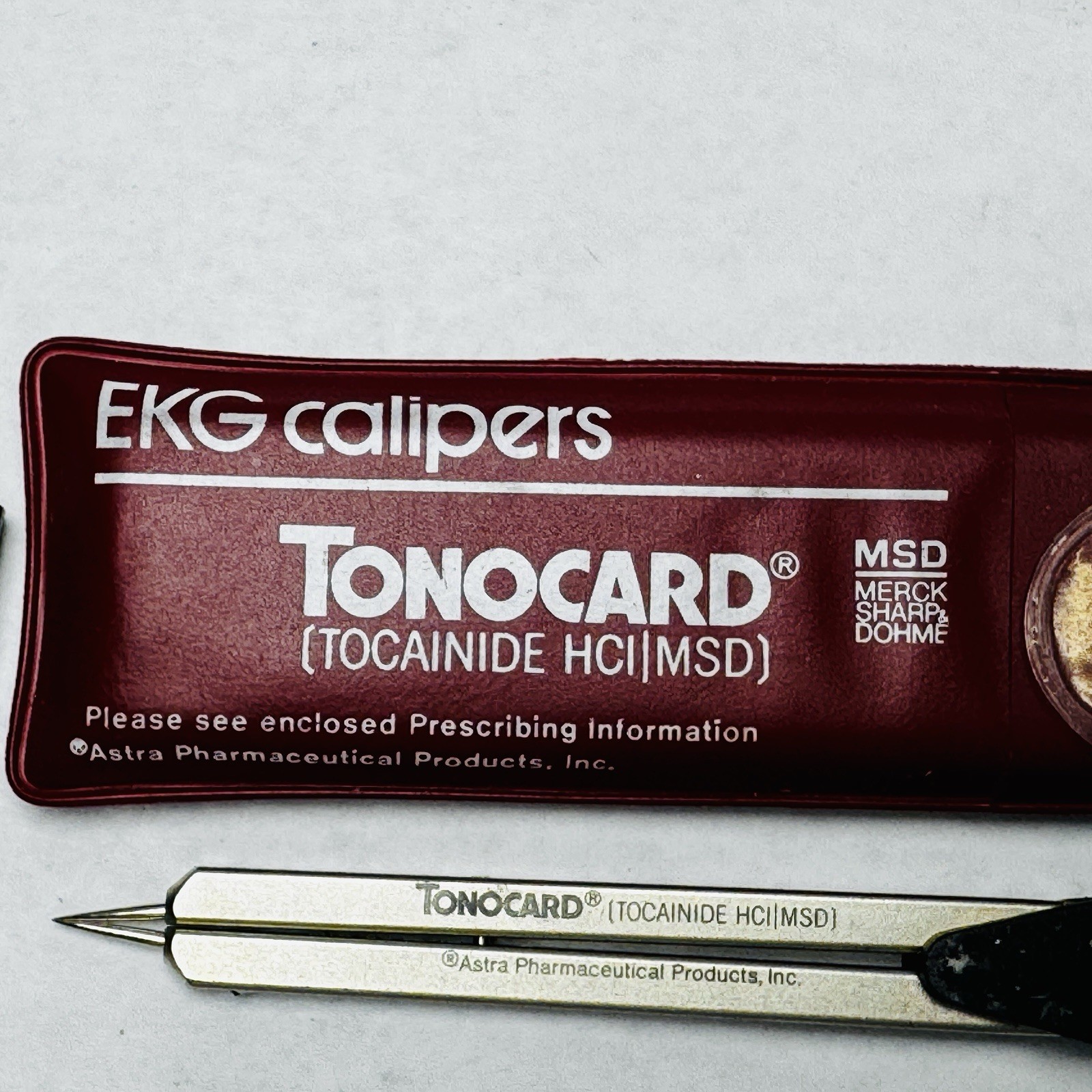 Rare, “Drug rep” Pharmaceuticals Tonocard EKG Calipers Made In Germany