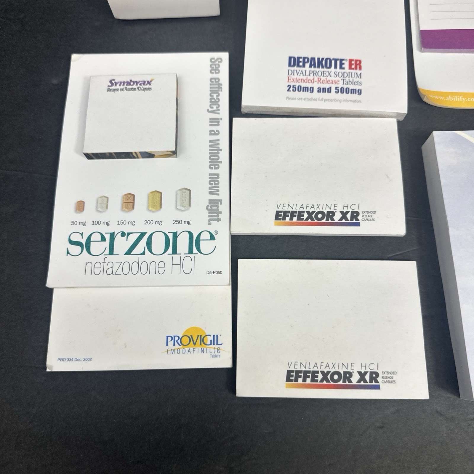 Lot of 14 Pharmaceutical Notepads Some Flawed Partial swag Note Pads