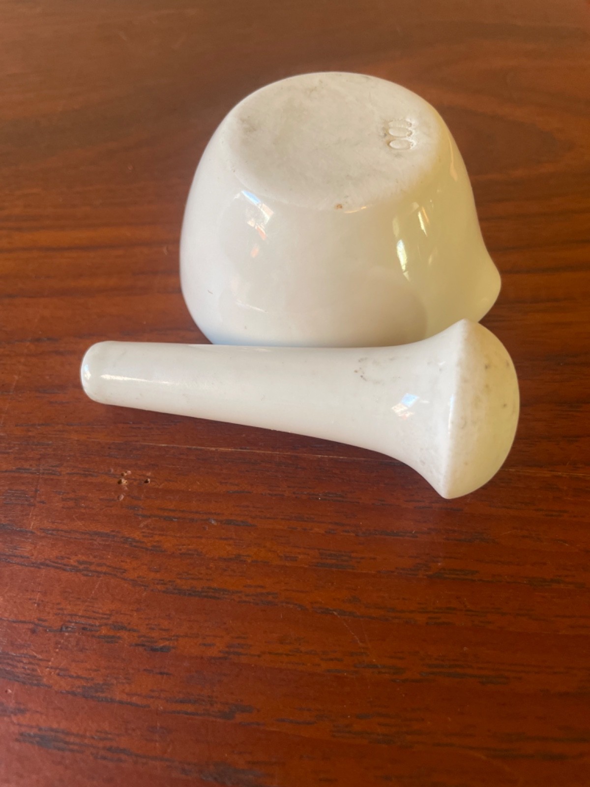 Vintage Coors USA Laboratory Mortar & Pestle – Size 000 – Apothecary /Chemist