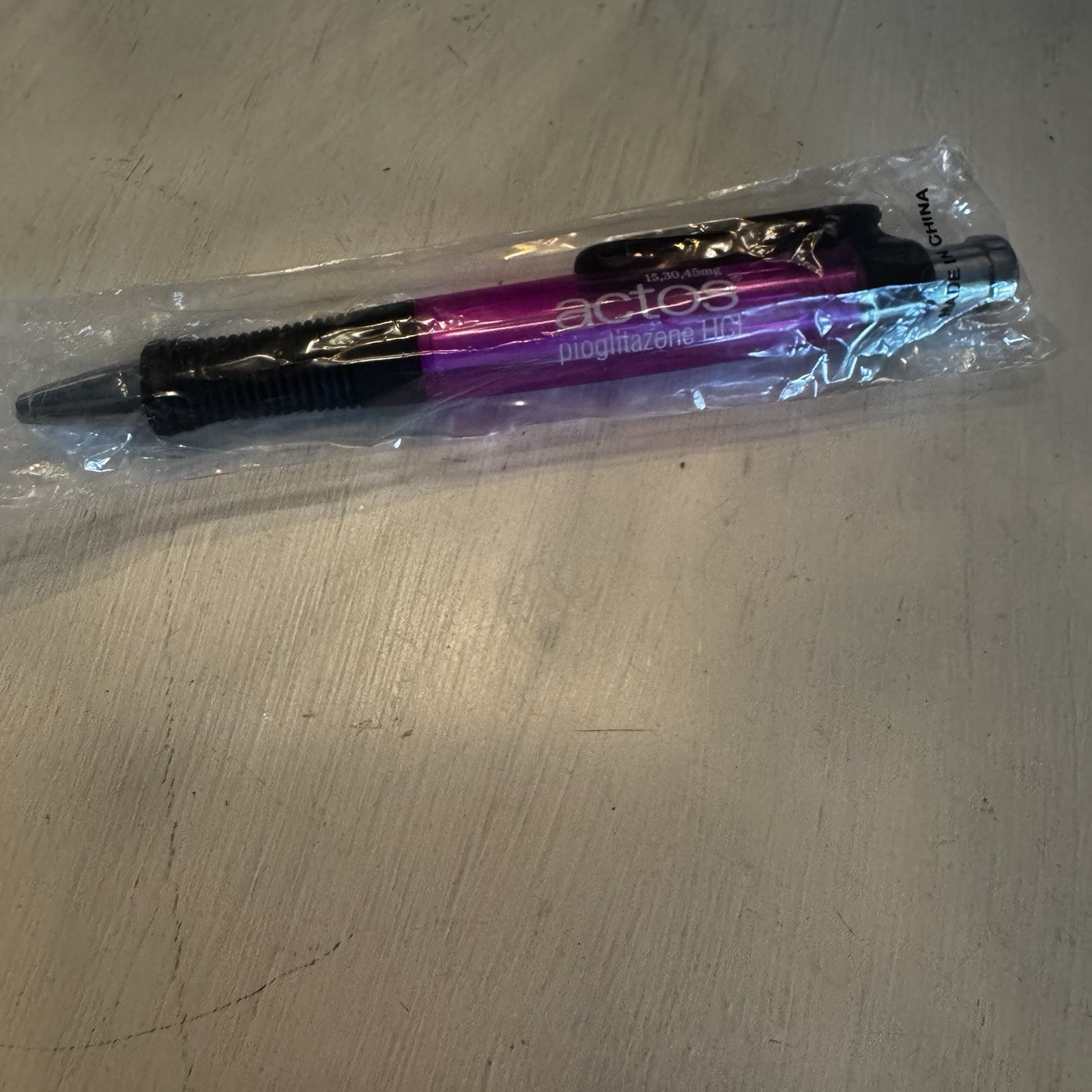 drug rep grip pen Actos pharmaceutical collectible