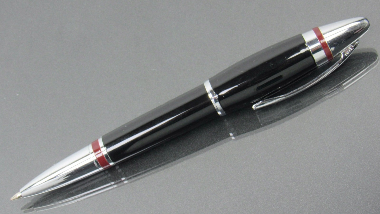 Black & Silver Aricept Metal PEN Drug Rep Pharmaceutical Promo Advertising