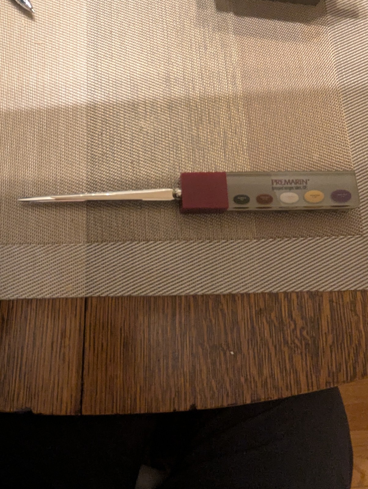 Pharmaceutucal Drug Rep Promo Letter Opener. 9.5 inch Branded Vintage Promo