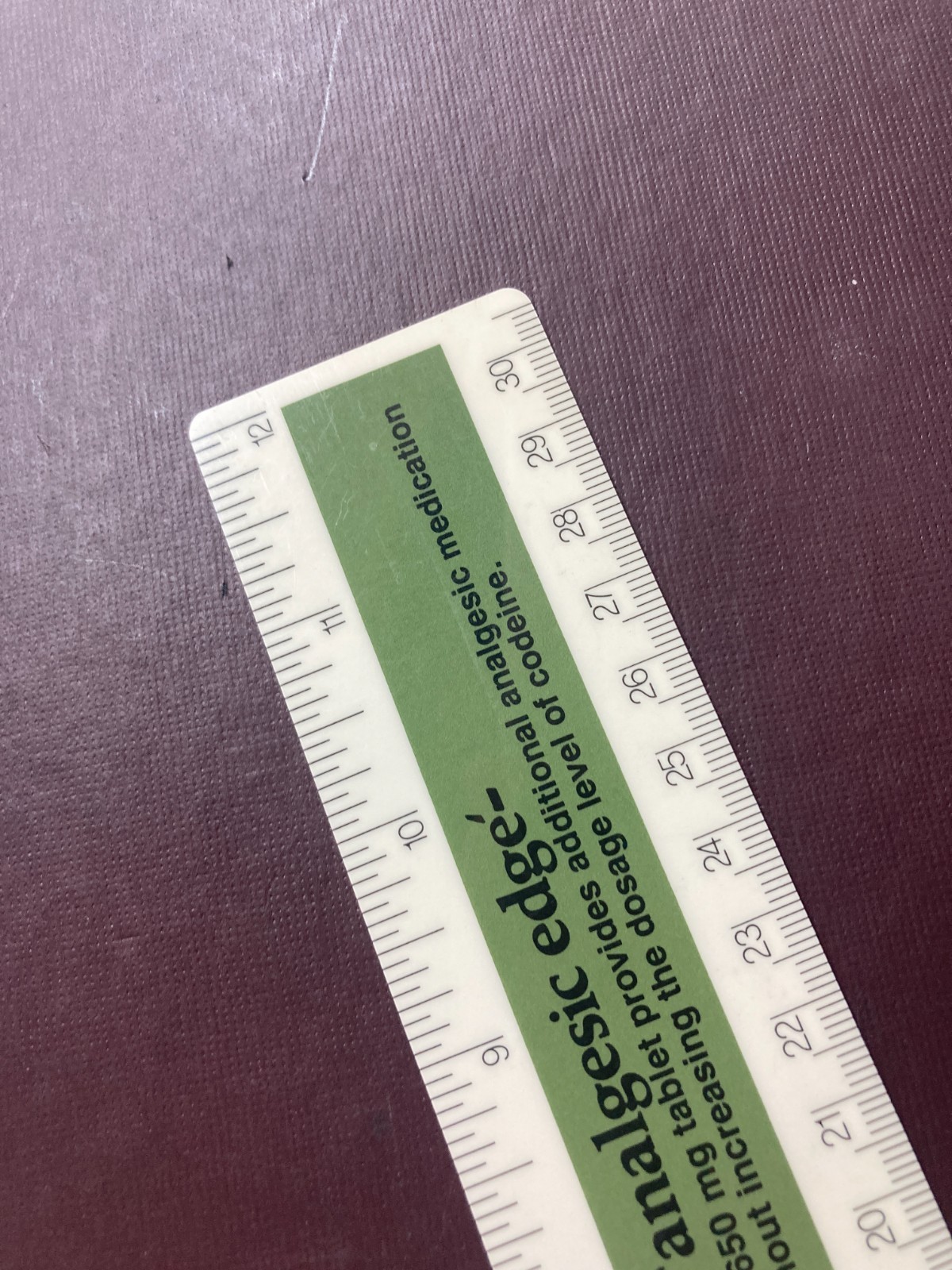 1970s Phenaphen-650 A.H. Robins Co. Pharmaceutical Rep Advertisement Ruler