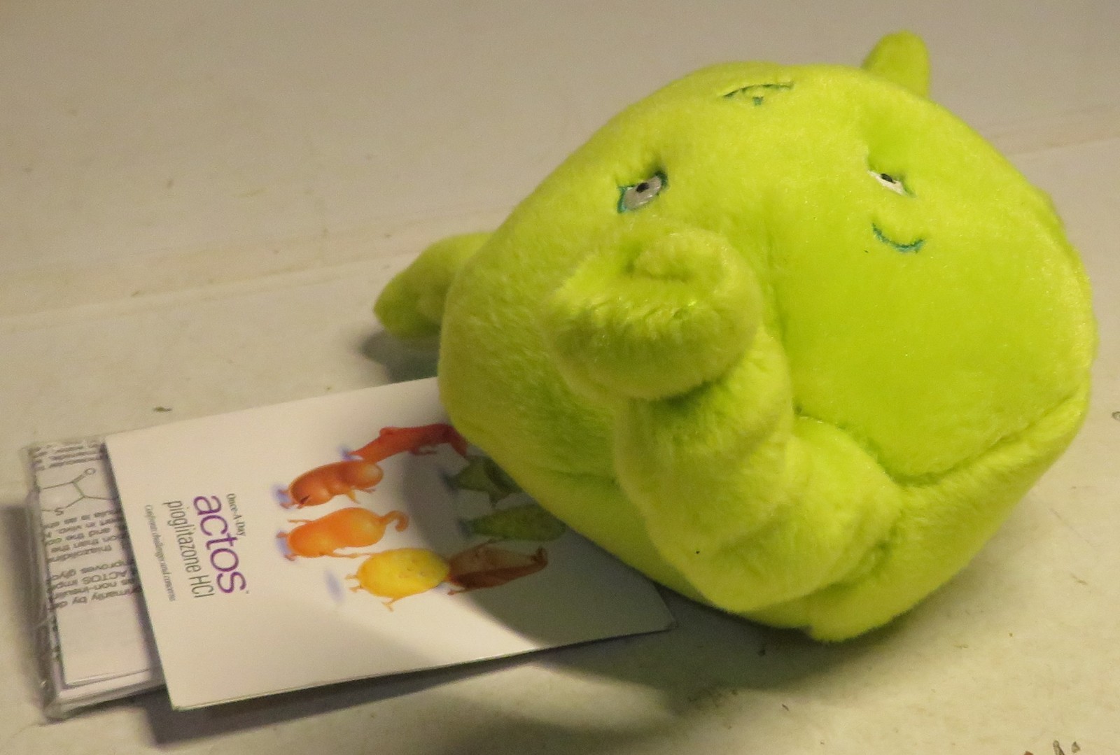 Pancreas Organ Actos Pioglitazone 8″ PLUSH Diabetes Steven Smith Bean Promo NOS