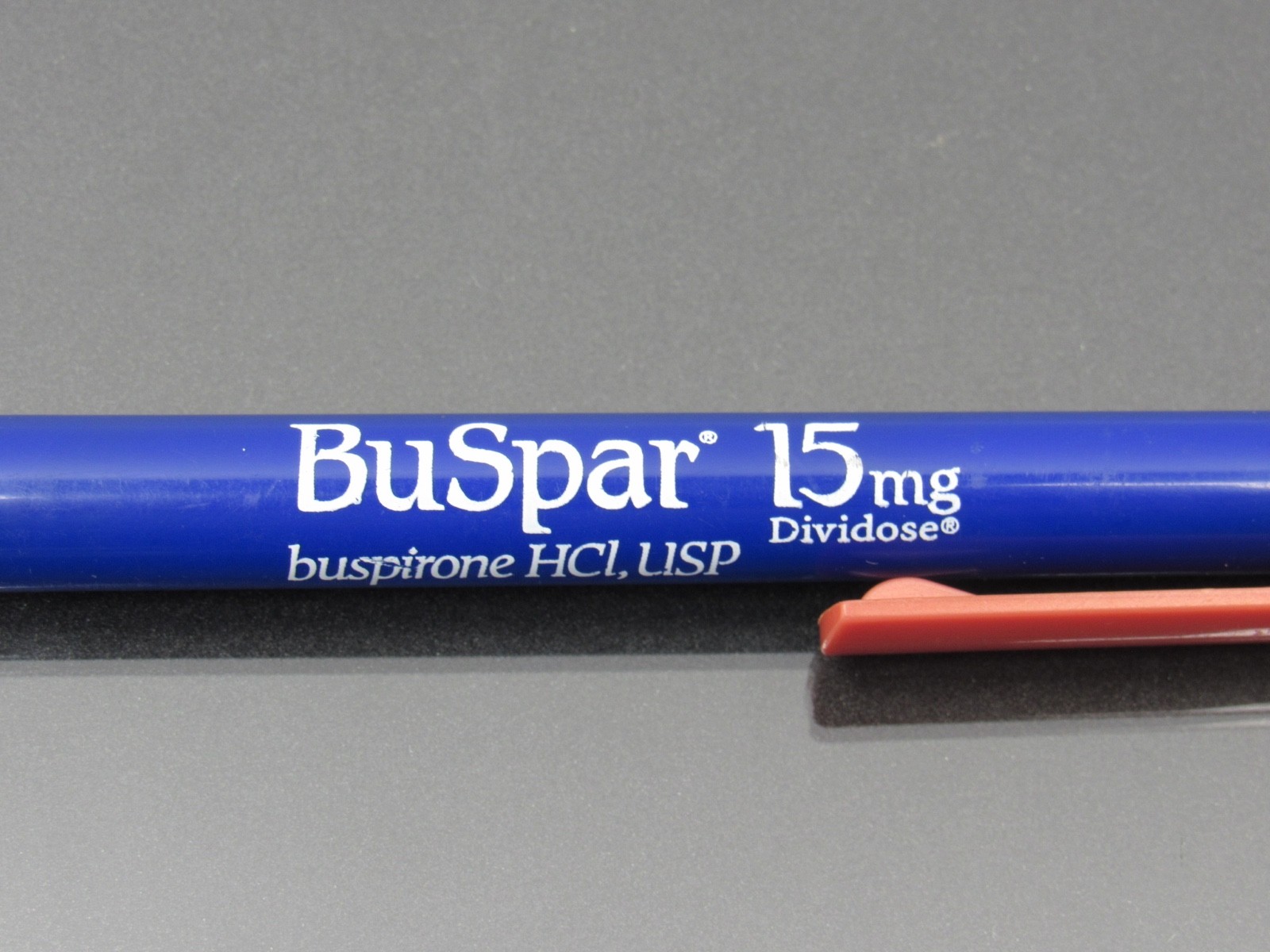 Blue & Pink BUSPAR PEN Drug Rep Pharmaceutical Promo Medical Advertising