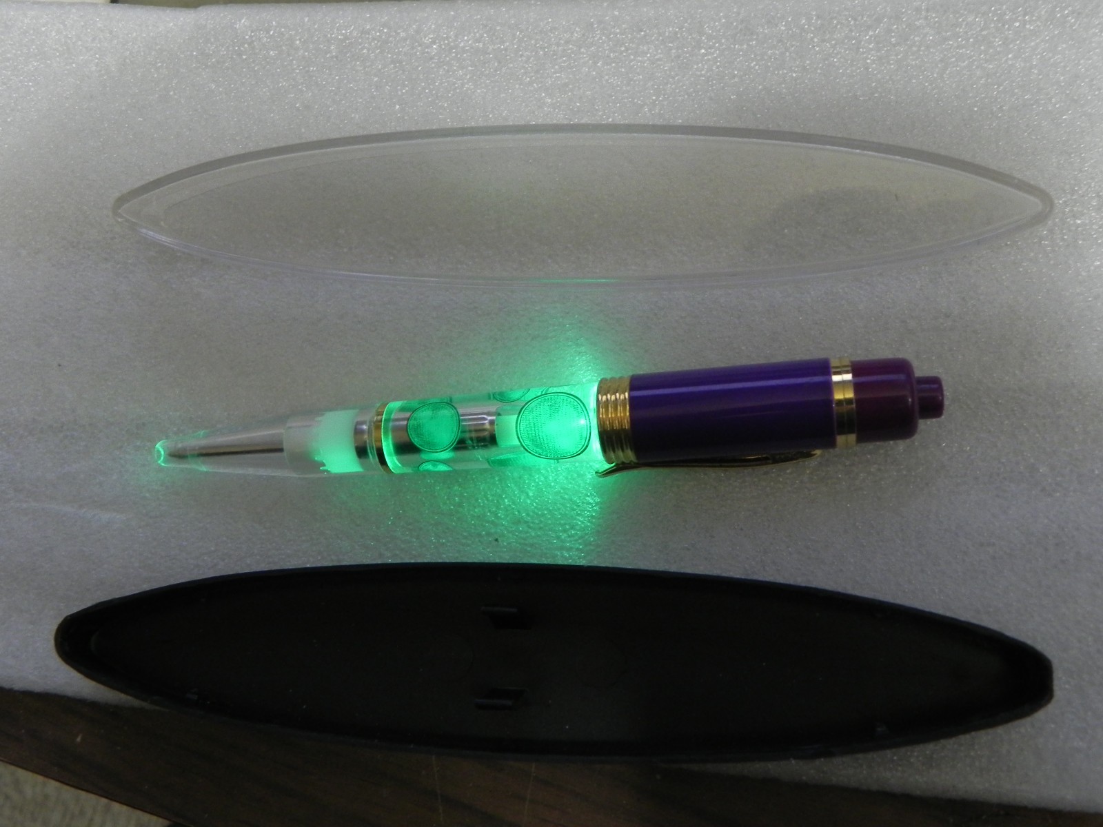 ALLEGRA Pharmaceutical Drug Rep “LIGHT UP” Pen with Case Collectible Pharma RARE
