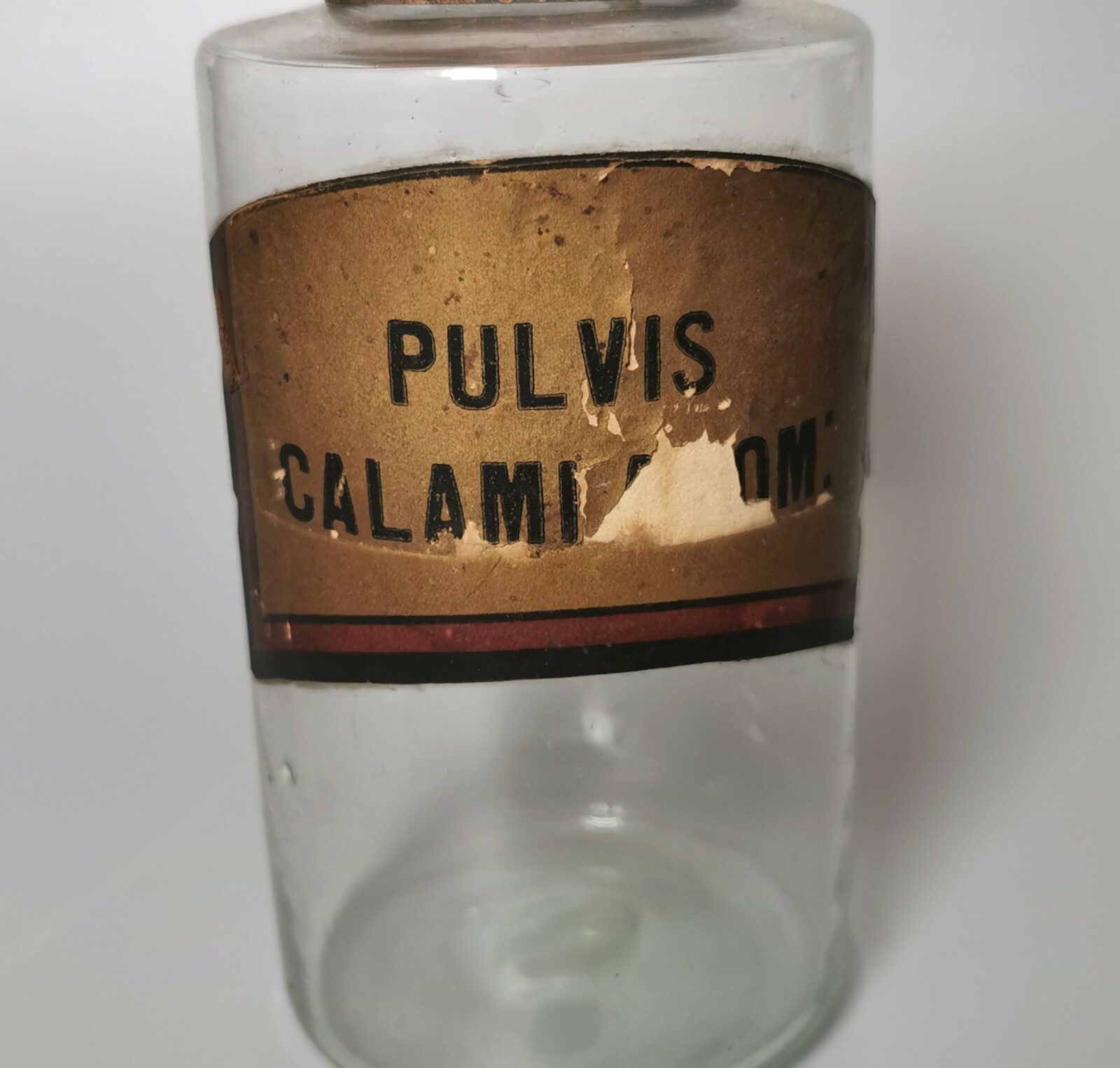 Antique Victorian apothecary bottle, large chemists bottle