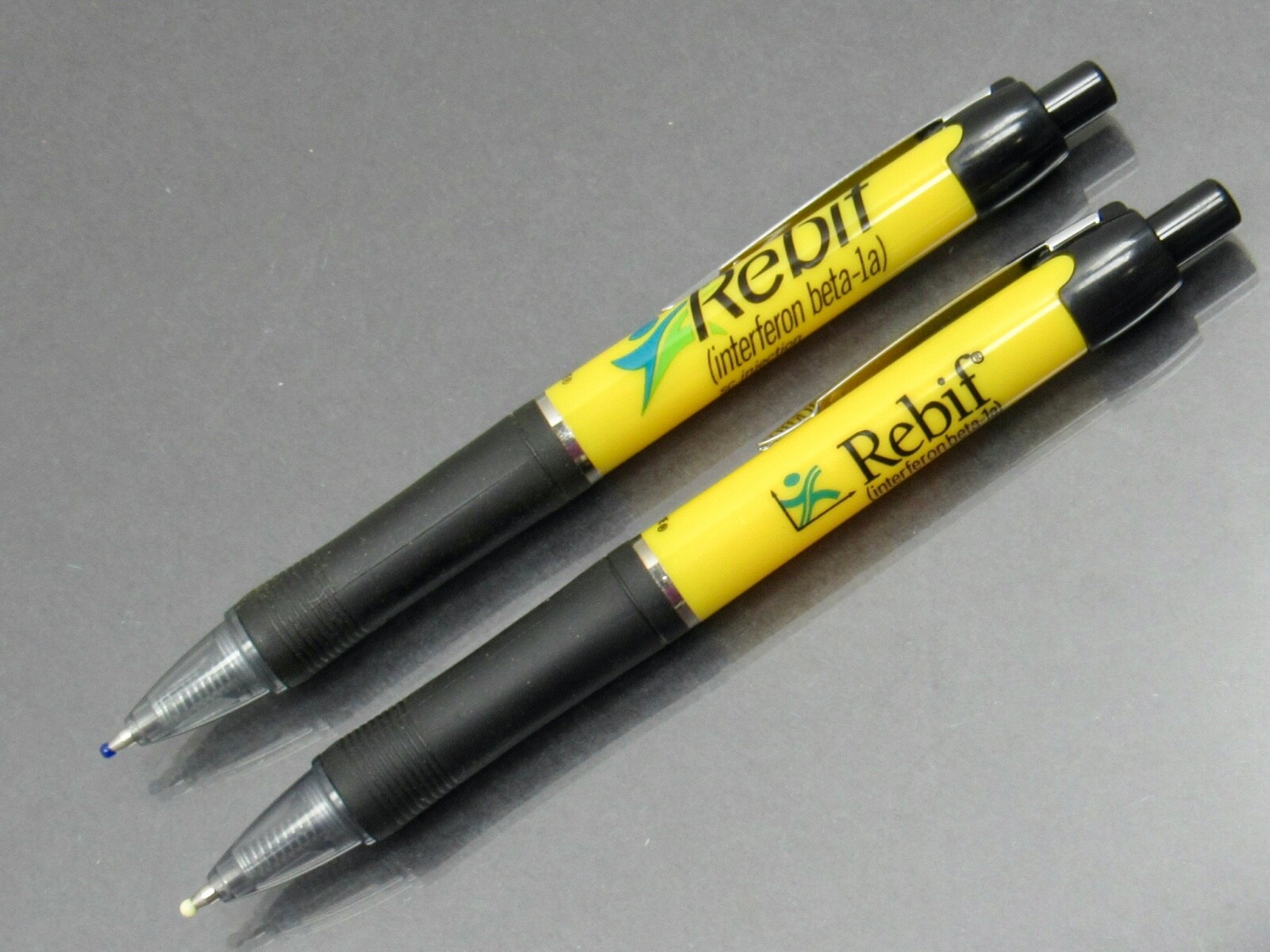 Rebif PaperMate Pens Drug Rep Pharmaceutical Promo Medical Advertising Lot of 2