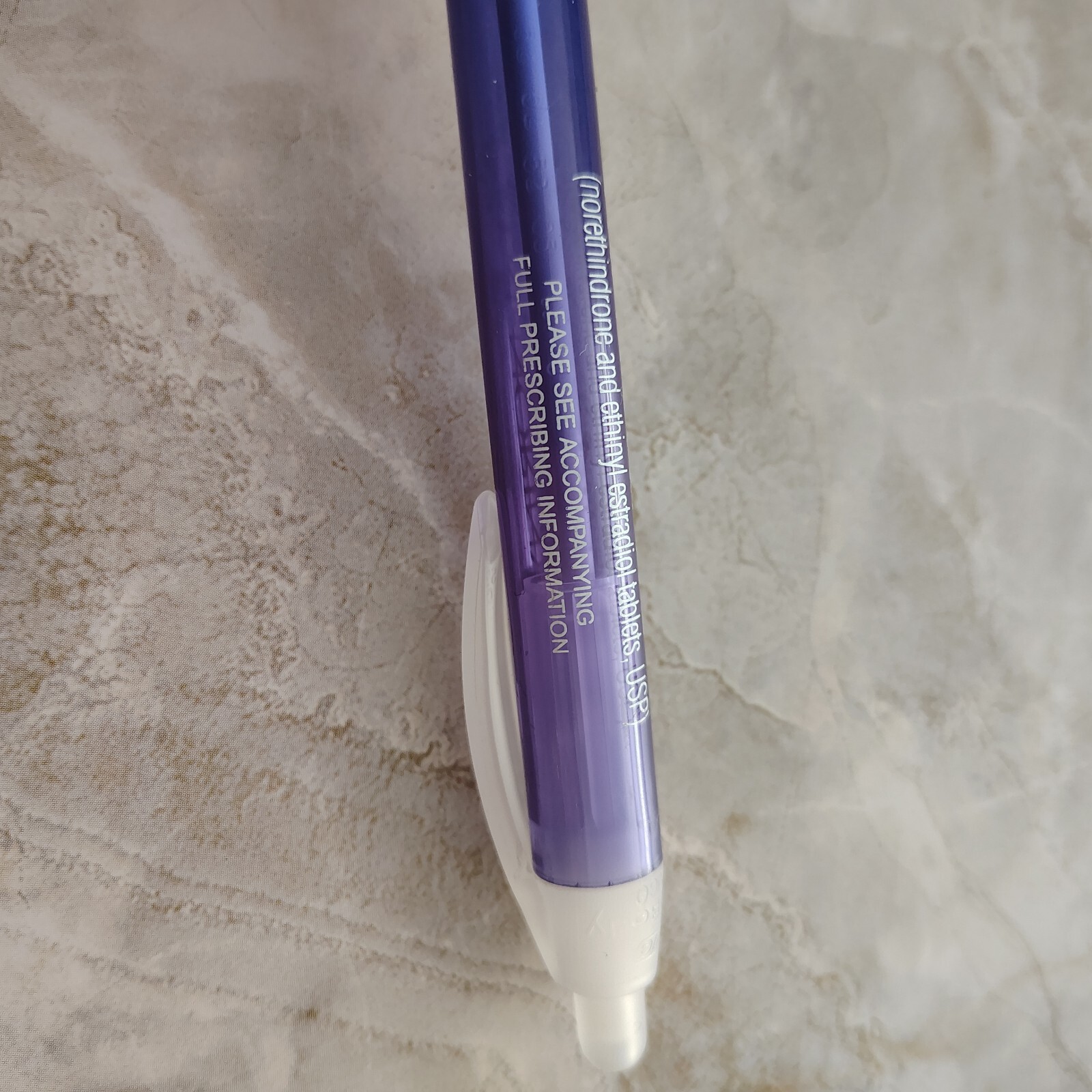 HTF Tri-Norinyl Pharmaceutical Drug Rep Pen Promo Ultra Rare Purple White