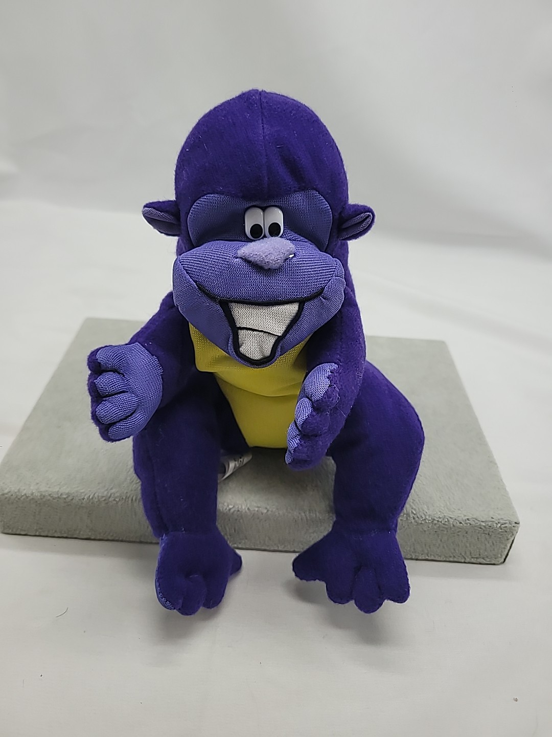 Zyrtec Purple Gorilla Plush Beanbag Toy Advertising Promo Pharmac Monkey 6″ 1998