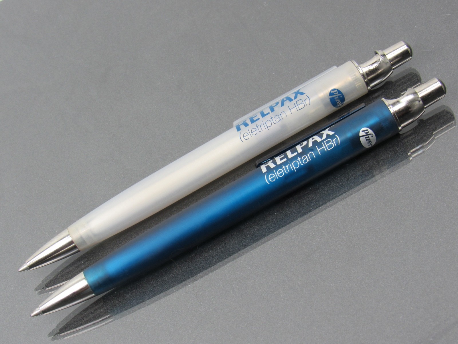 Pfizer Relpax Lot Metal & Plastic PENS Drug Rep Pharmaceutical Promo Advertising