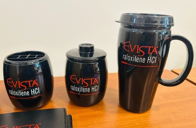 RARE Group of (7) EVISTA Drug Rep Pharmaceutical Promo Items – New and Unused