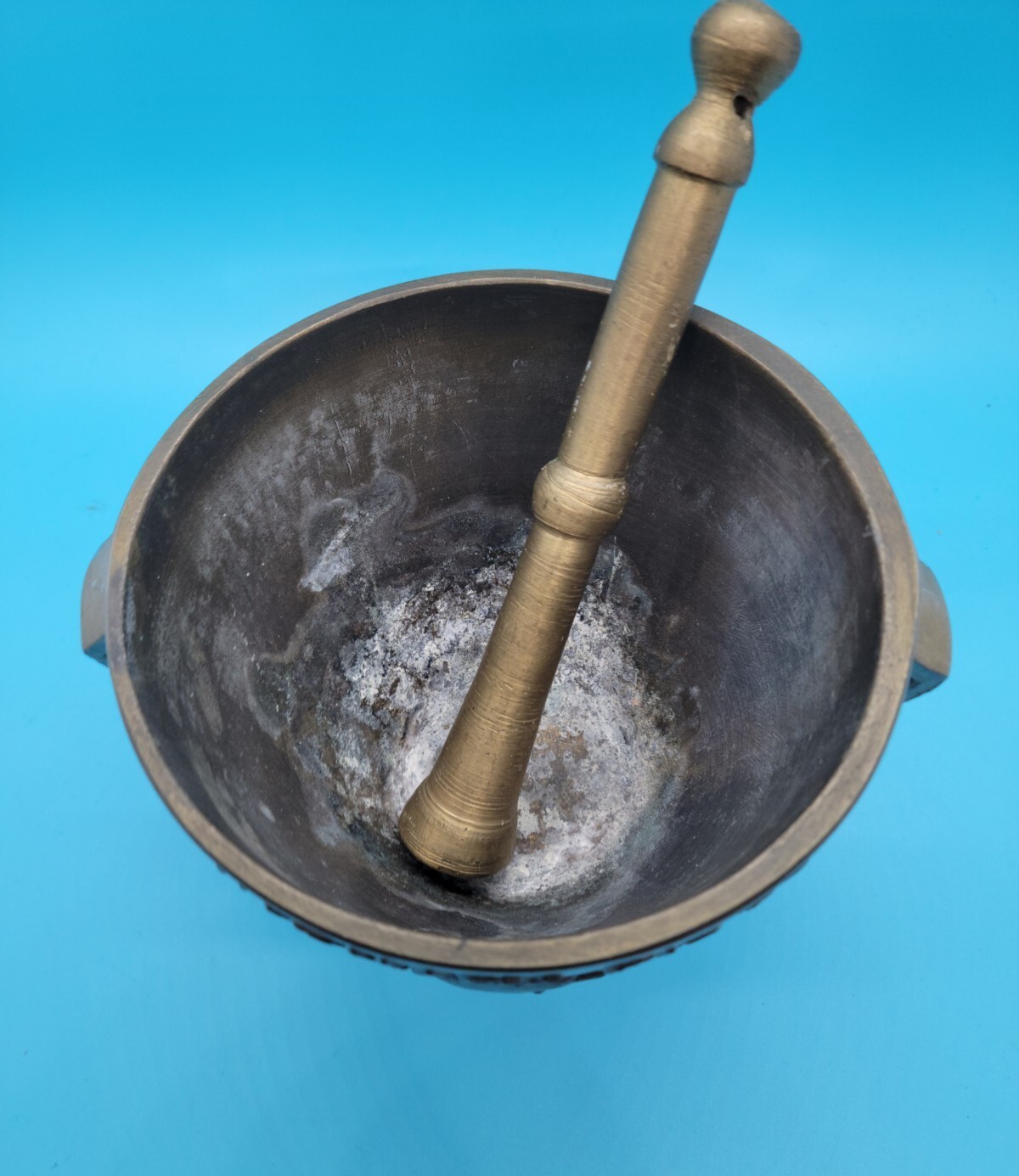 Vintage Pharmacy Class 1970 Mortar & Pestle Rx Secundum Artem Schering