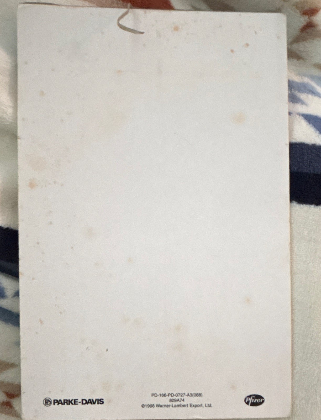 Lipitor ) Promotional Note Pad