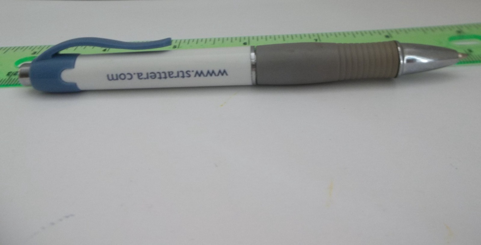 STRATTERA Promo Pen – Mixed Metal/Plastic – Rubber Grip – Does Not Write