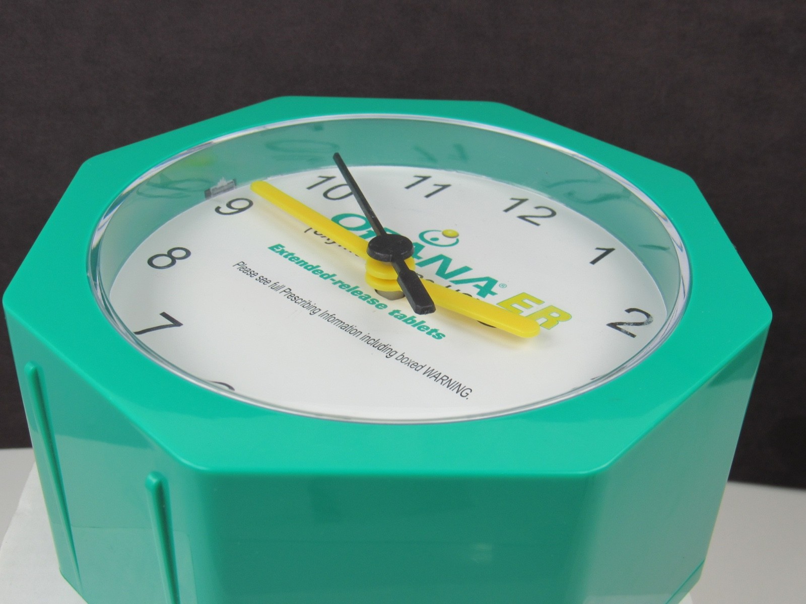 OPANA ER Oxymorphone CLOCK Pen Holder Drug Rep Pharmaceutical Promo CII Narcotic