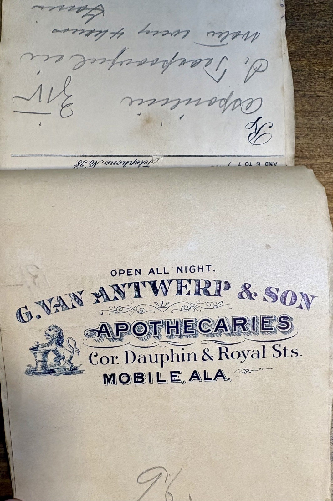 Antique prescriptions April 1900: Chloroform, Codeine, Wine, Lithium etc.