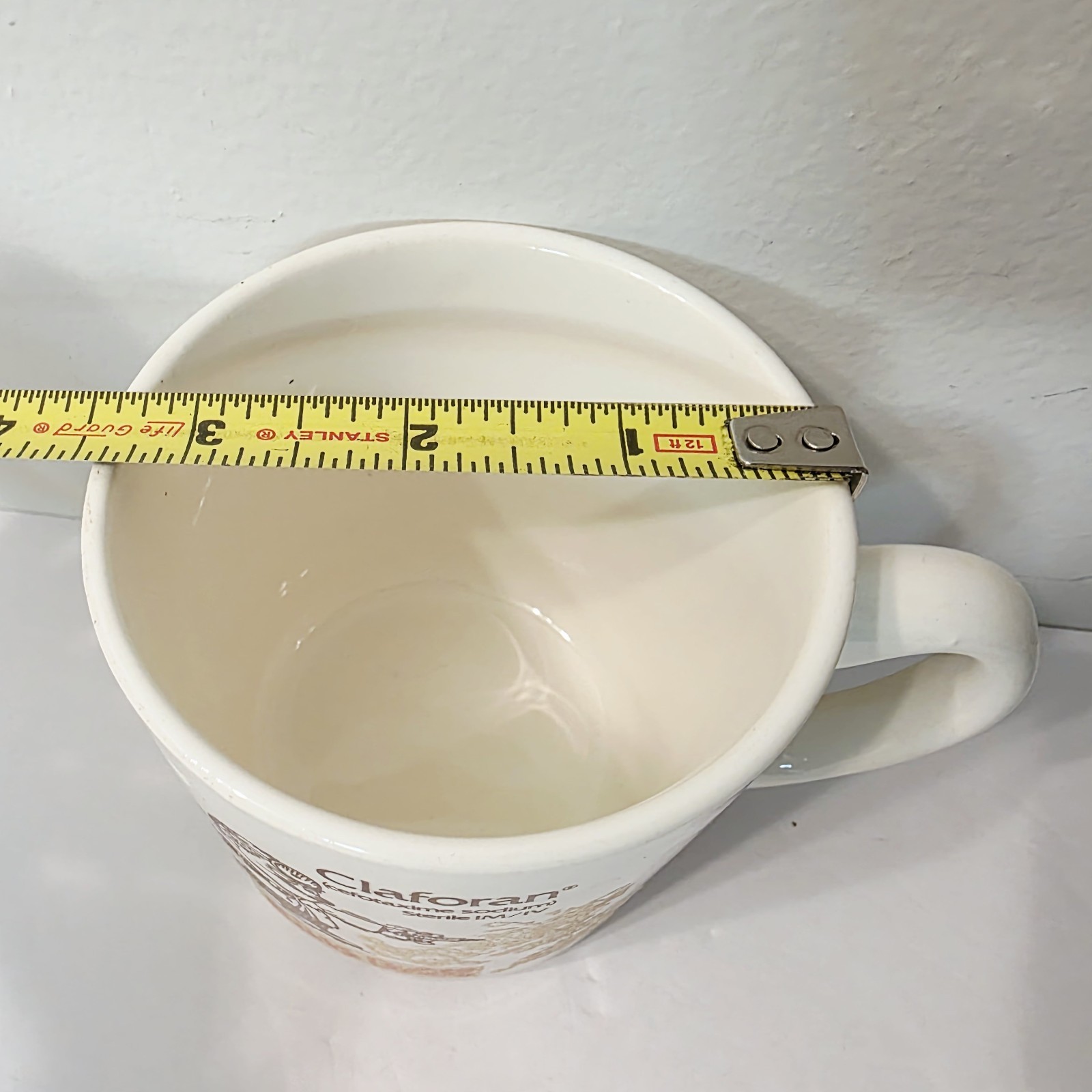 Drug Rep Claforan temperature sensitive Coffee Cup Mug Kills Bugs!