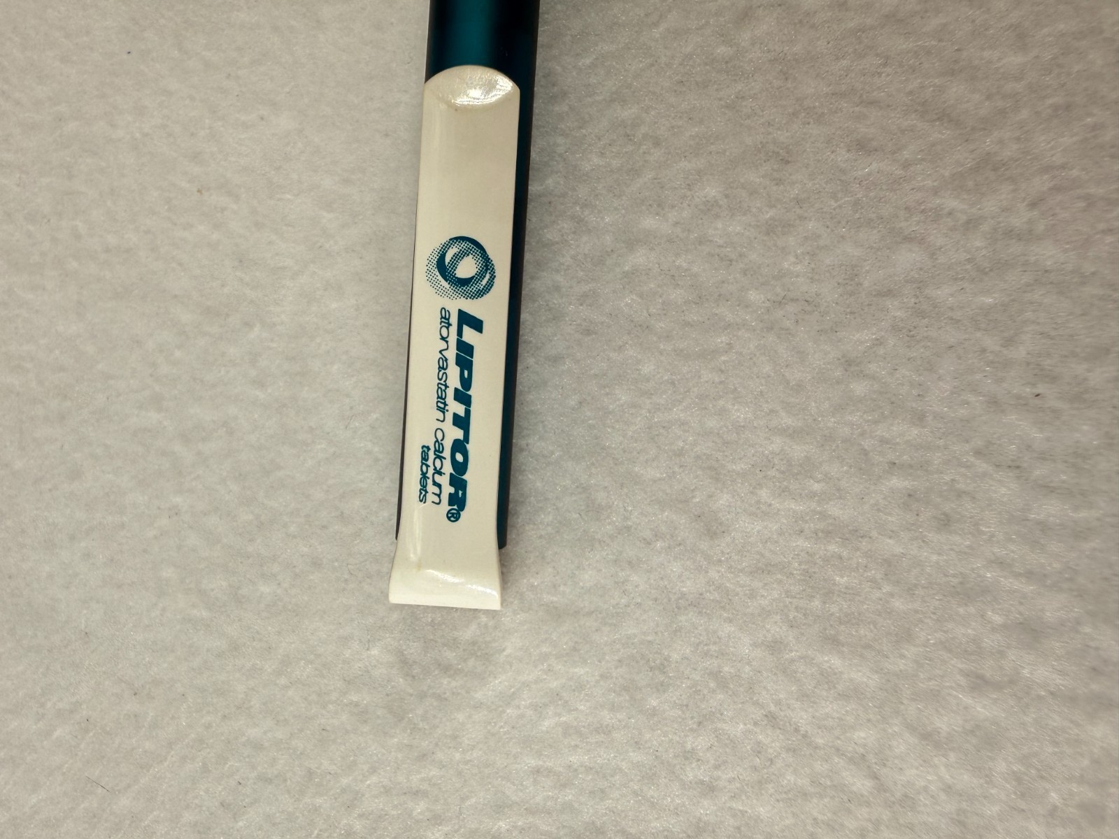 Translucent Blue Lipitor PEN Drug Rep Pharmaceutical Promo Medical Advertising