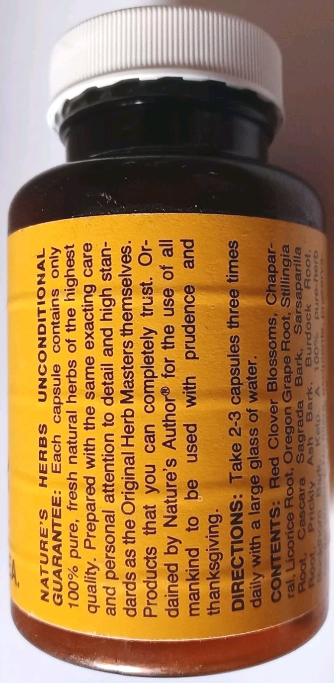 Vintage Expired Red Clover Combo UNOPENED Supplement Natures Herbs Retro Bottle