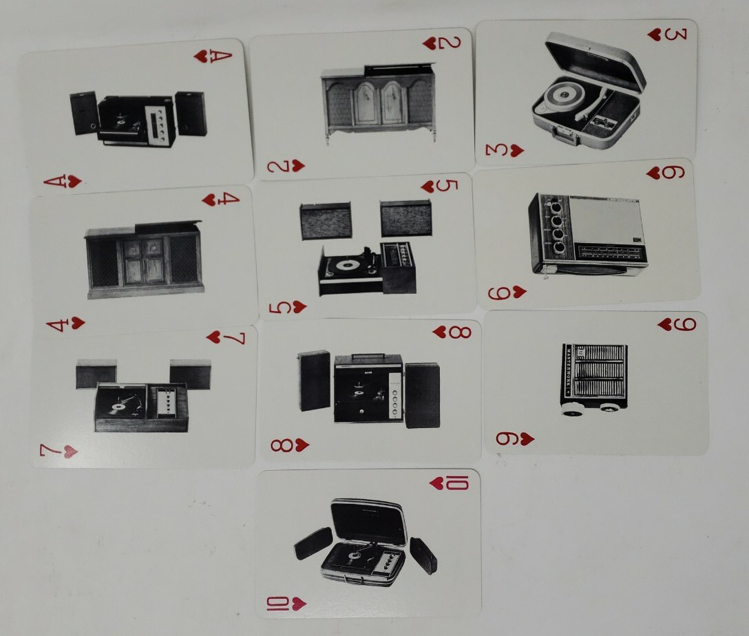 1960s? Audiophile Promotional Deck Playing Cards MASTERWORK Record Player STEREO
