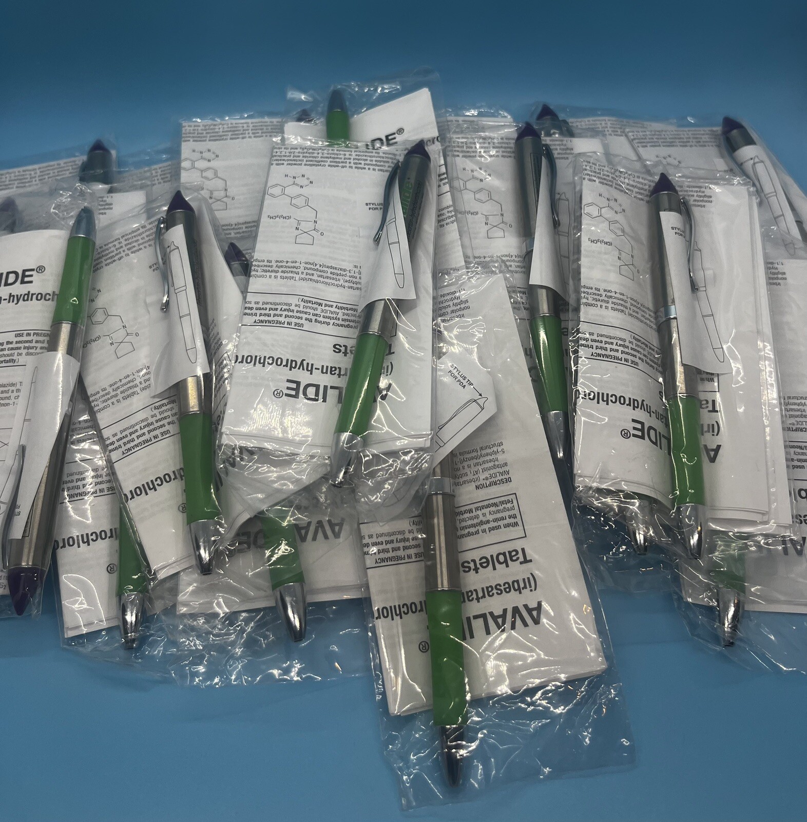Avalide Drug Rep Pens. 24 Pens~In Packages, Metal Twist To Open