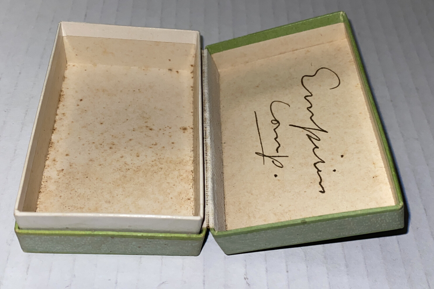 Vintage 1960s Prescription Pharmacy EMPTY Box Madison WI Chechik Park Hotel Prop