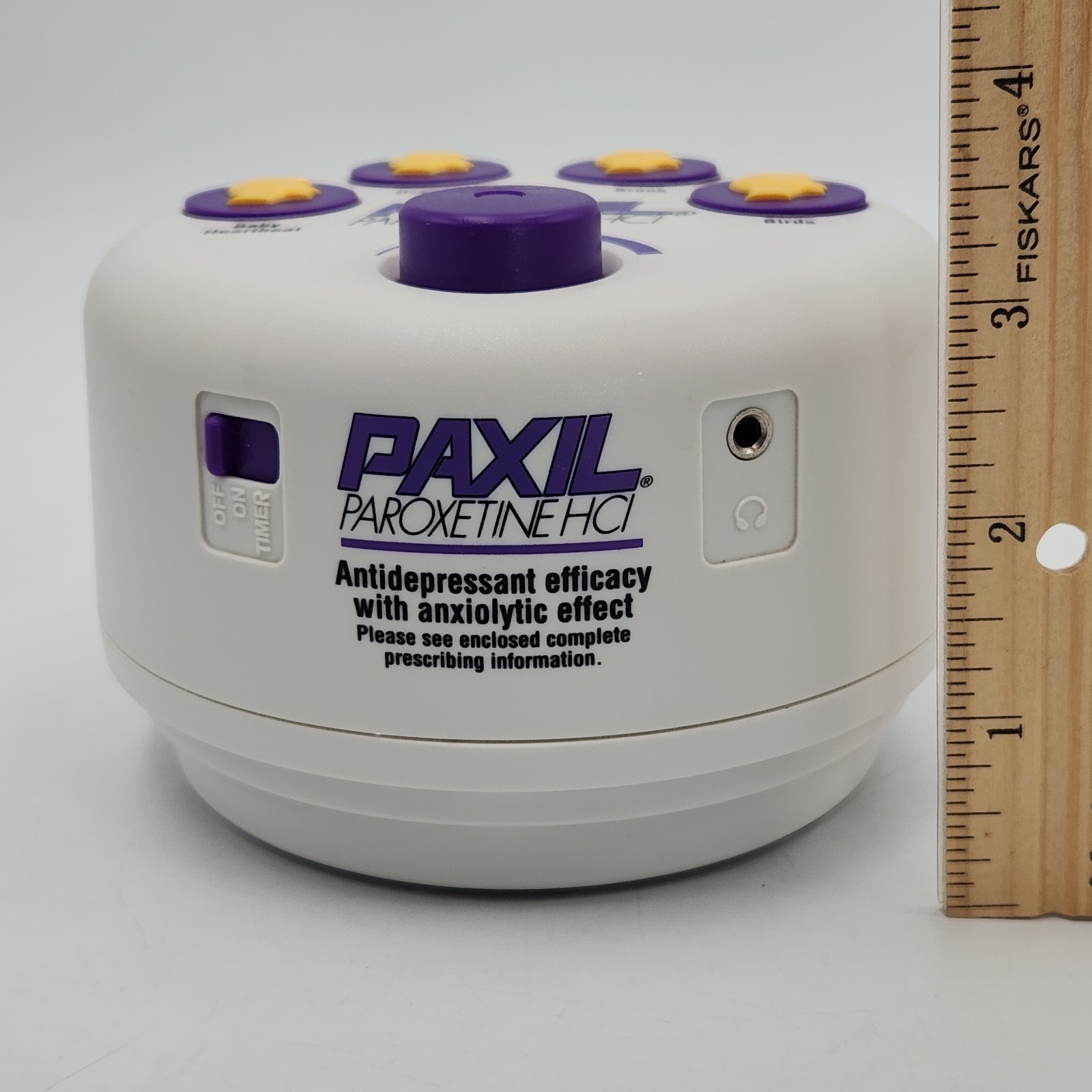 Vintage Paxil Paroxetine HCI White Noise Sound Machine Tested Works See Video