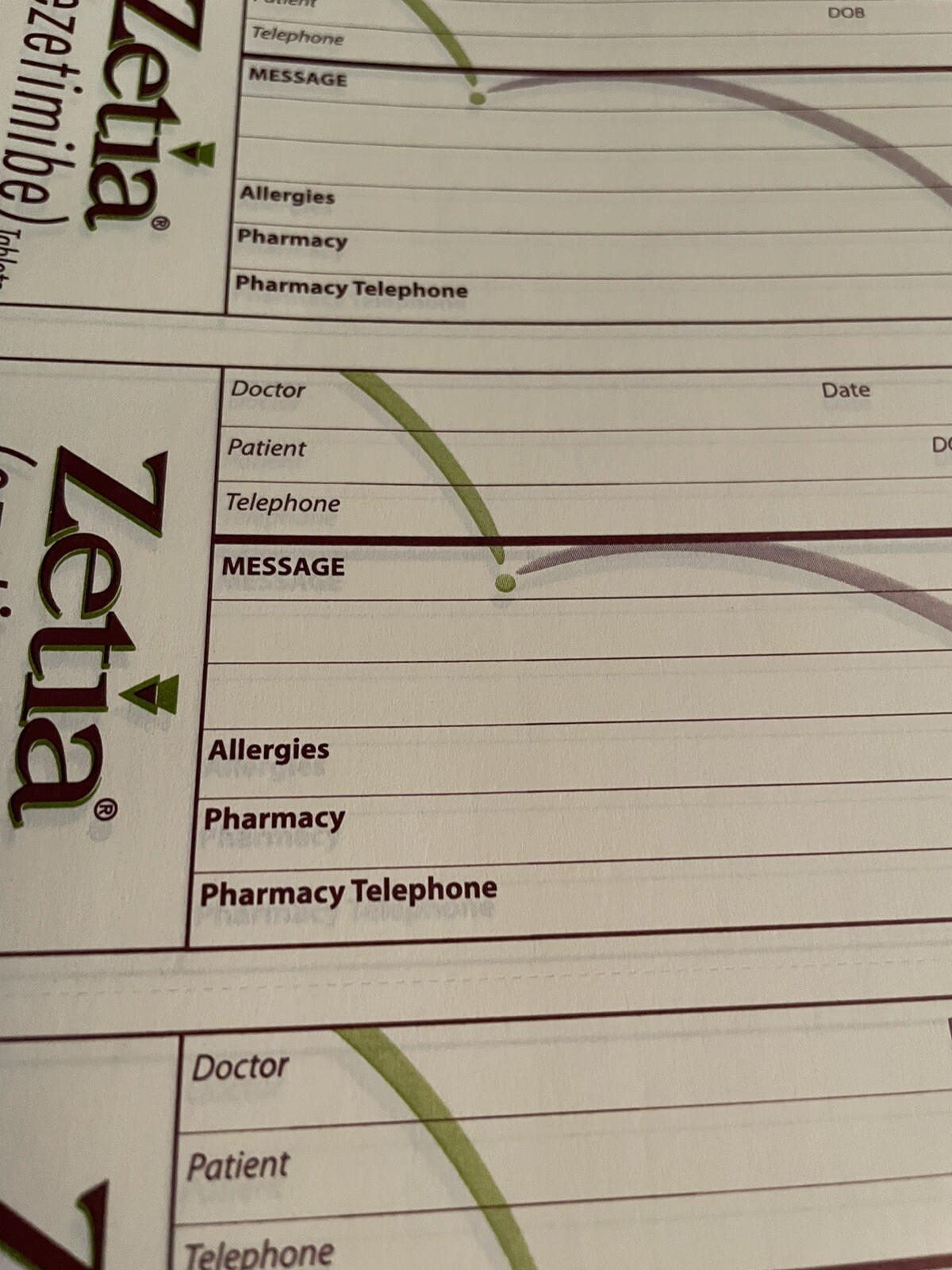 MERCK ZETIA Medi-Message Book DRUG REP LOGO Pharmaceutical Advertising NEW