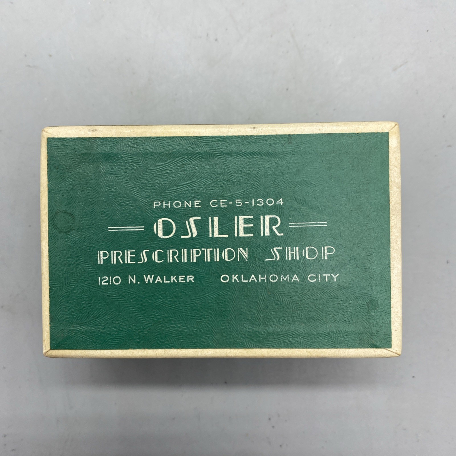 (x3) VTG Pharmacists RX Pill Box Drug Cardboard Osler Prescription Shop OKC