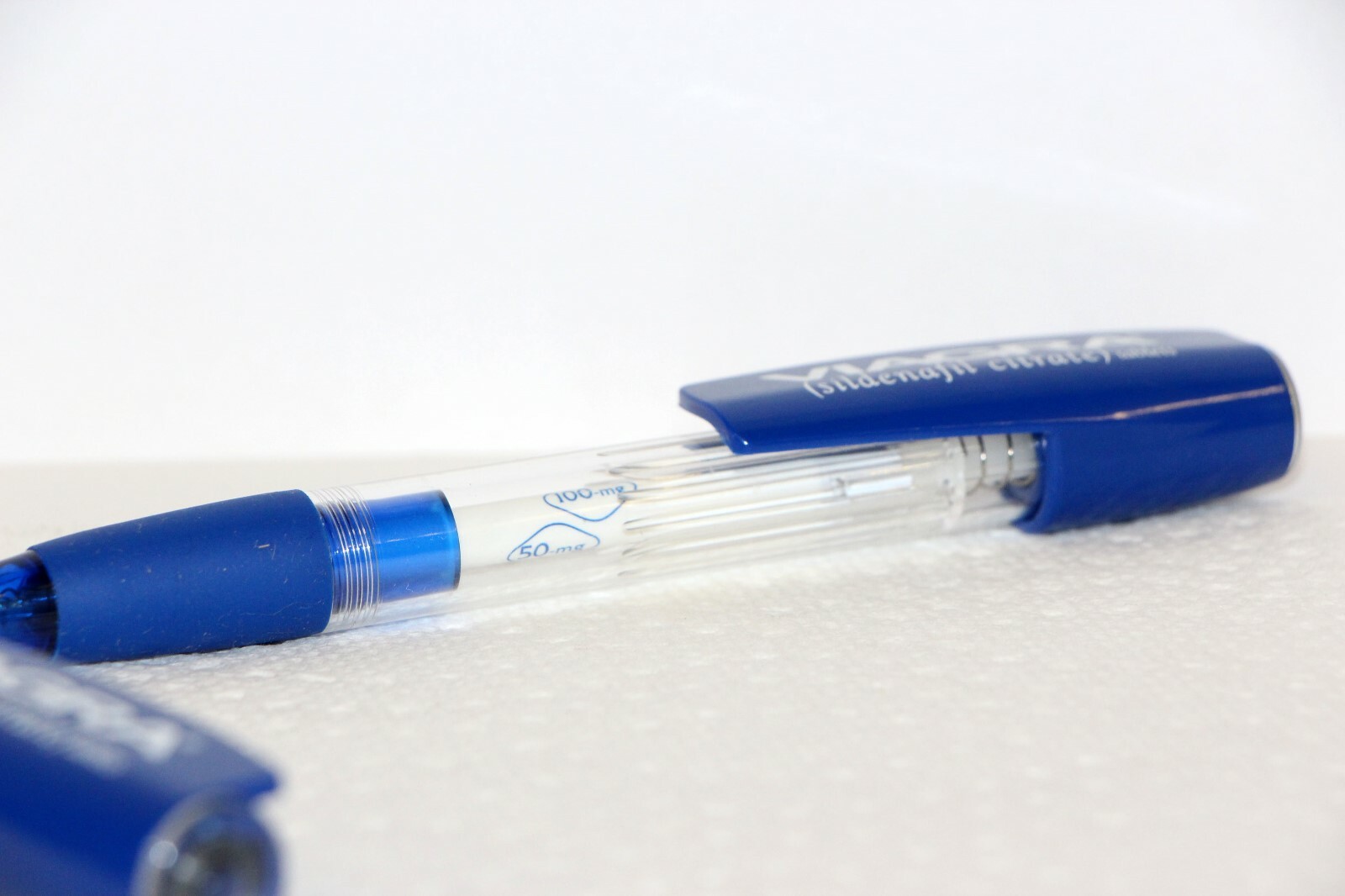 4 Pharmaceutical Viagra Pens Plastic Wide Clips and Rotating Barrel 25, 50, 100