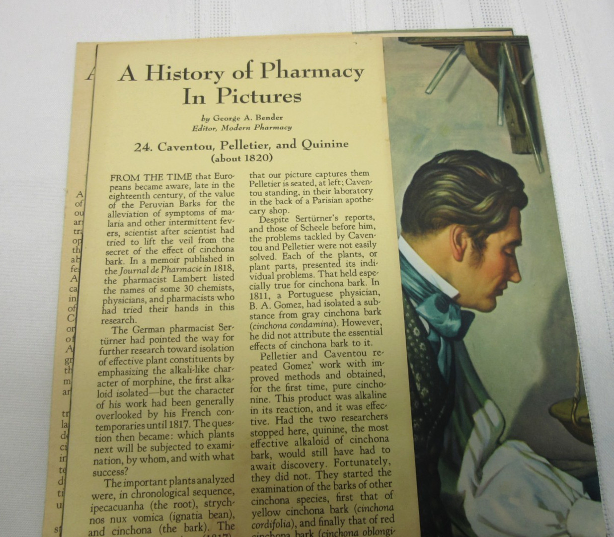 “A History of Pharmacy” in Pictures Set of 19 Prints Park Davis 1950’s