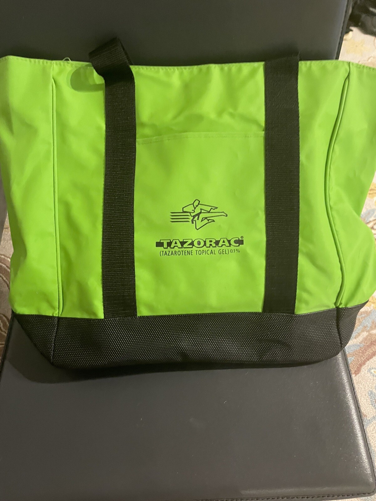 Tazaracl Drug Rep Pharma Merch Large waterproof Tote Bag Green