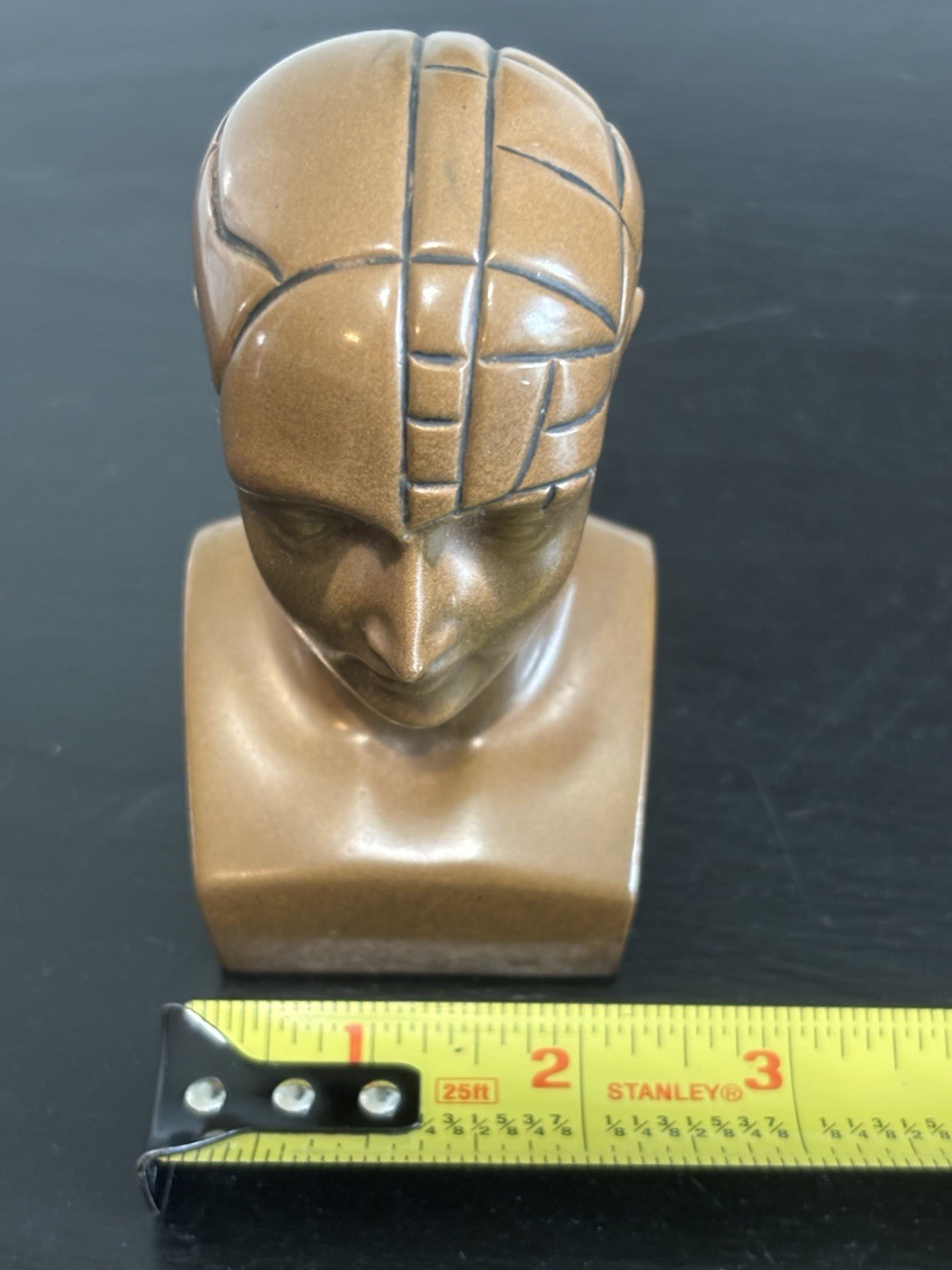 PHRENOLOGY HEAD-Medical Advertising-Promotional Statue BUST-Discontinued PAXIPAM