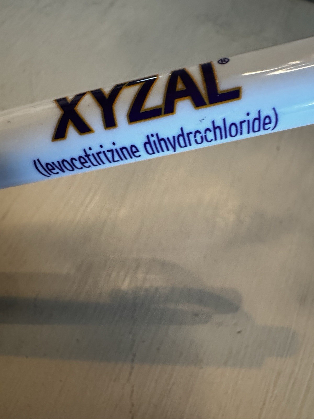 XYZAL Pen Drug Rep Advertising Pharma