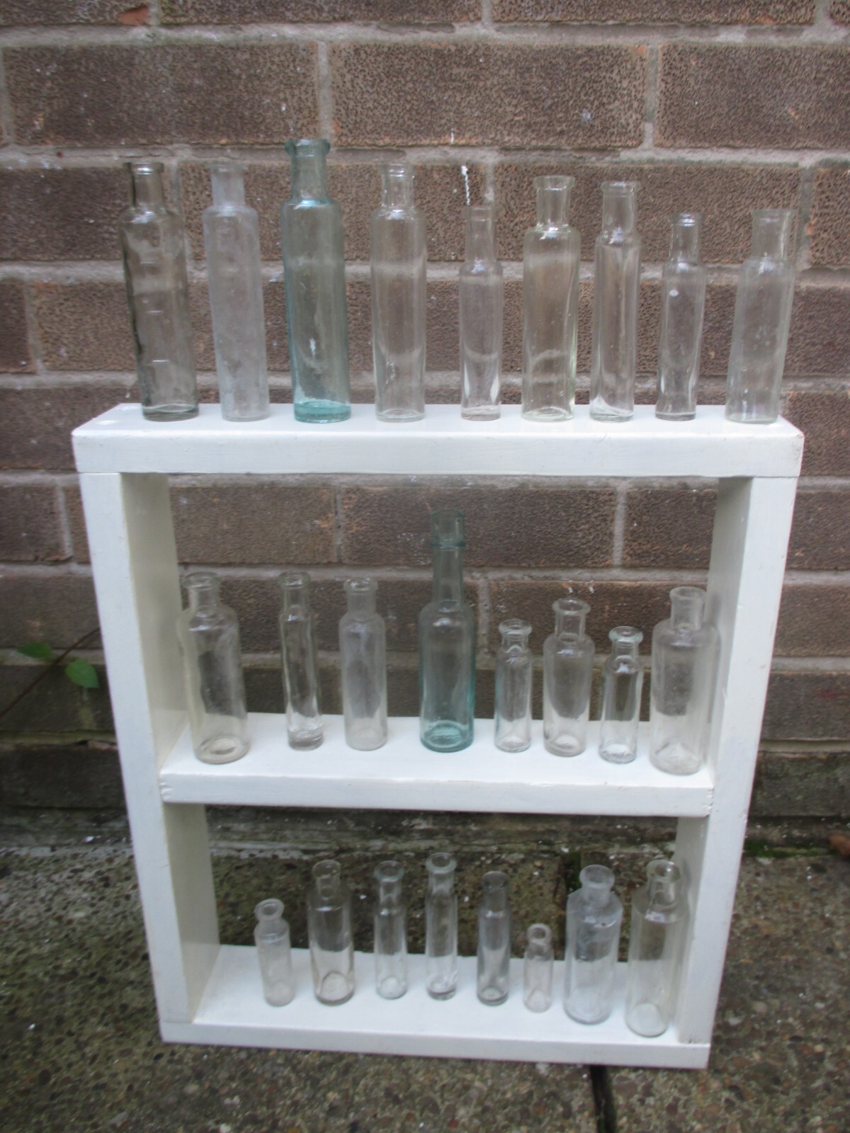 25X CHEMIST MEDICINE MEDICAL HOSPITAL GLASS UTILITY POTION PHARMACY VIAL BOTTLES