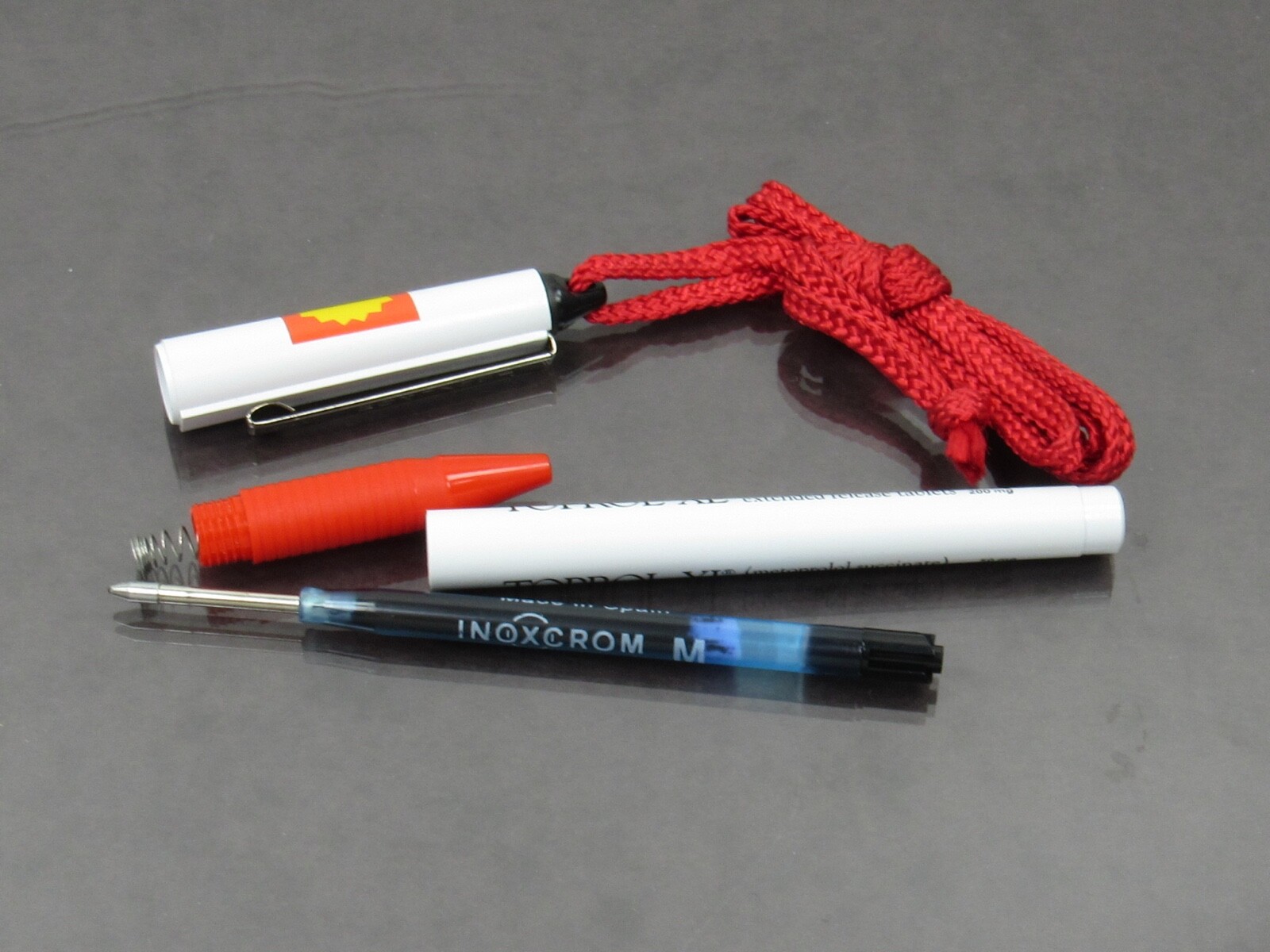 Toprol Lanyard Inoxcrom PEN Drug Rep Pharmaceutical Promo Advertising