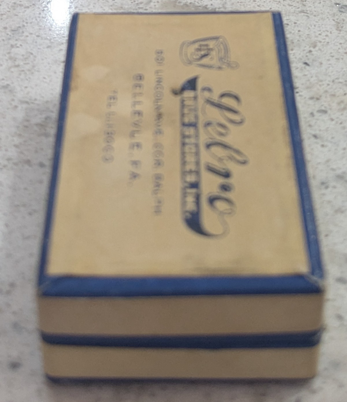 Vintage 1950 Pharmacy Pill Box Lubro Drug Store Bellevue PA Pittsburgh Ephemera