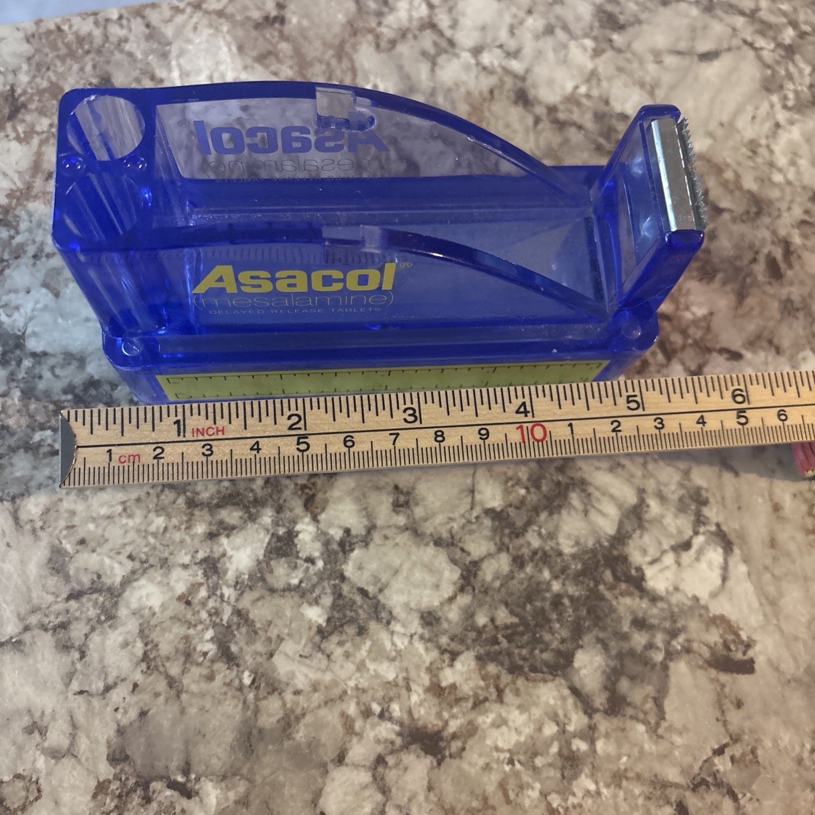 Asacol Mesalamine Tablets Pharmaceutical Advertising Tape Dispenser Rare Prop