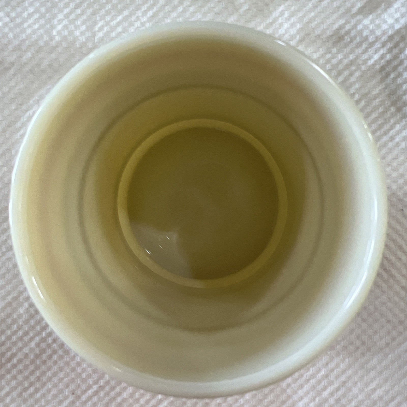 Vintage Darvon Compound-65 Apothecary Pharmaceutical Custard Glass Jar with Lid