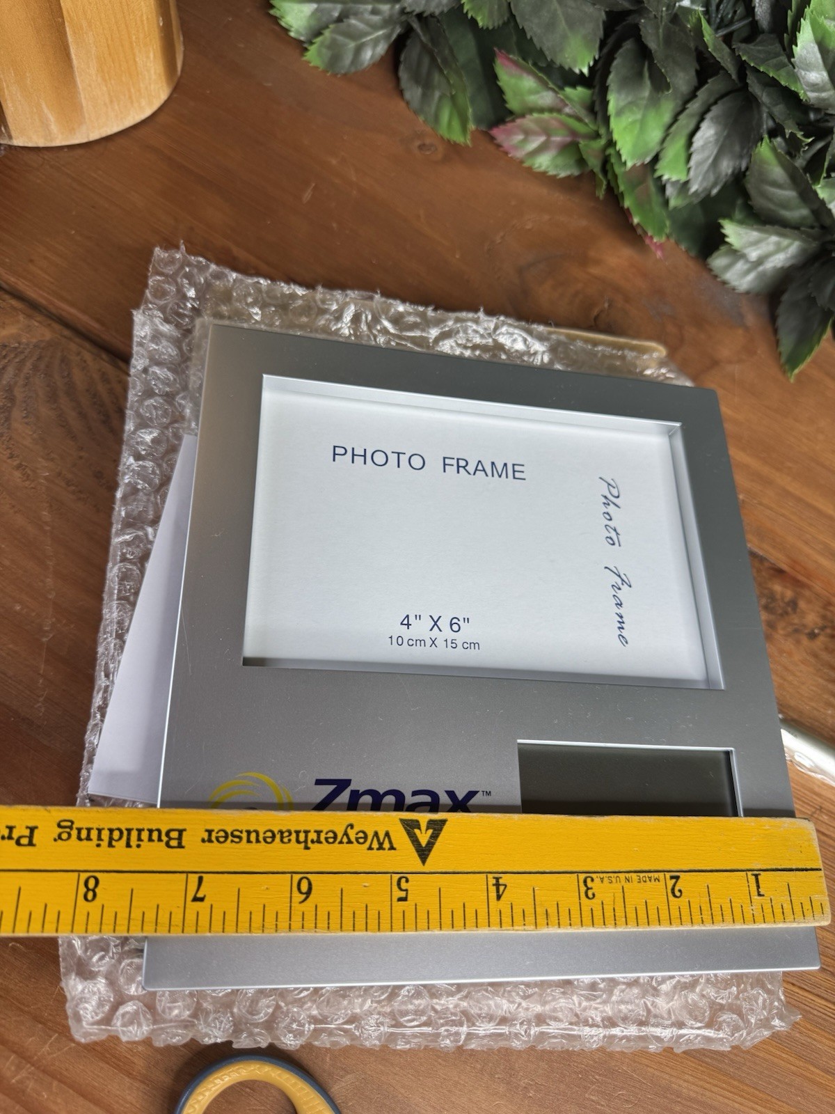 Zmax Pharmaceutical Advertising Photo Frame Clock + Pen Pfizer Promo 2000s