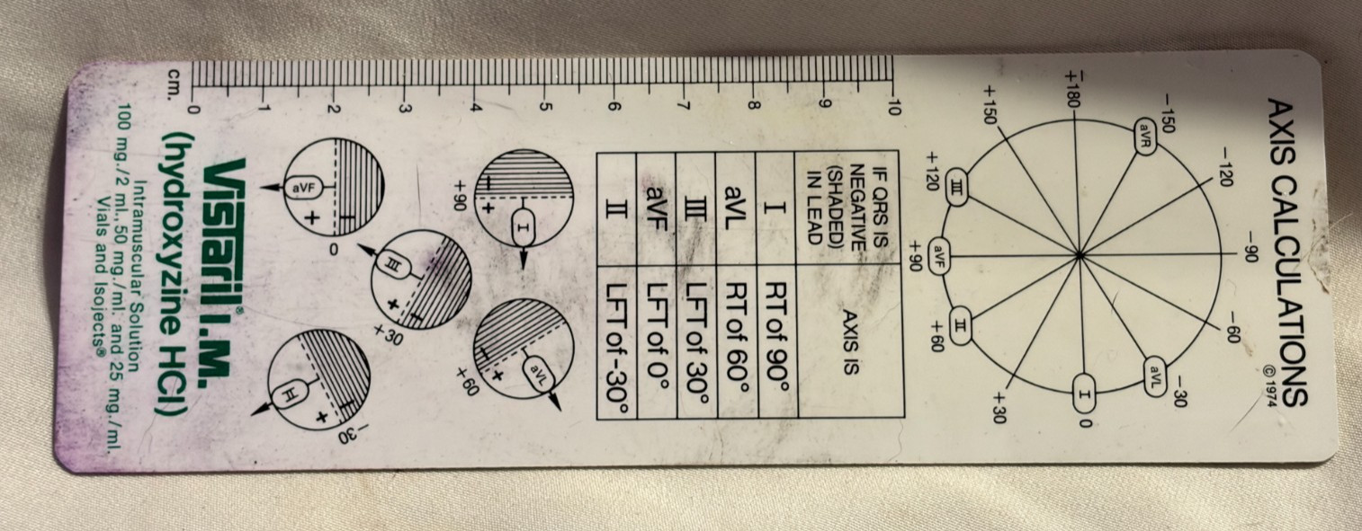 Lot of 5 Pharmaceutical Drug Rulers – Slow-K – NDM – Asbron – Vistaril