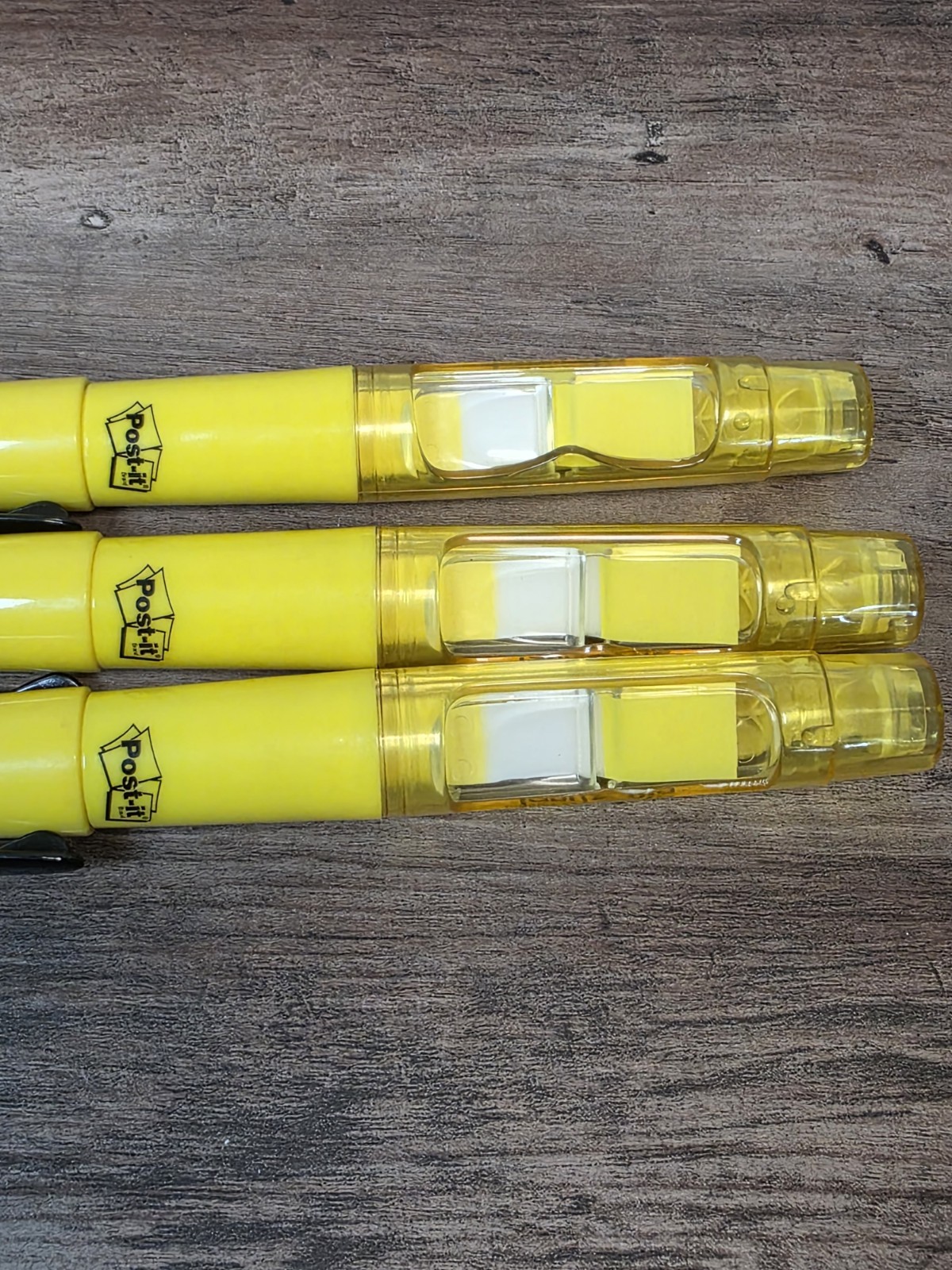Januvia Post-It Highlighters Pharmaceutical Drug Rep Advertising Yellow Lot Of 3