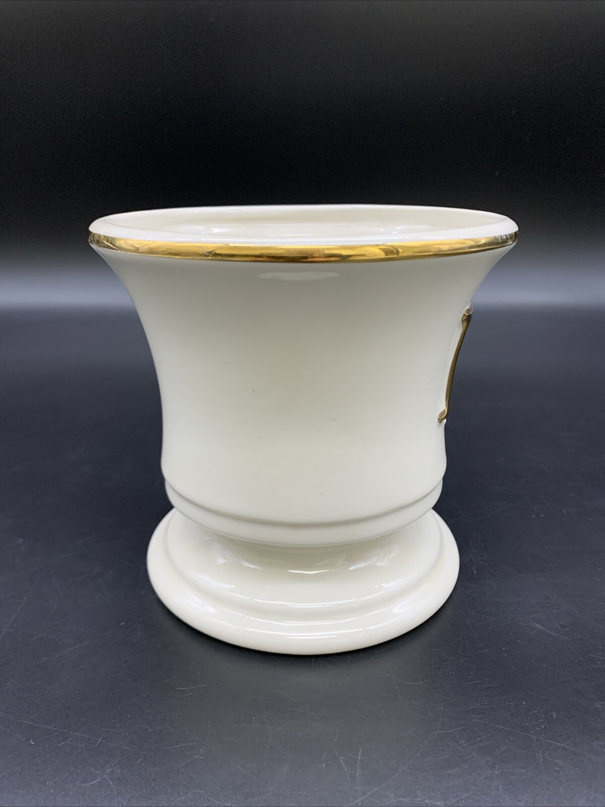 Vintage Blair Specialties Mortar and Pestle Apothecary Display Retro Gold Gilt