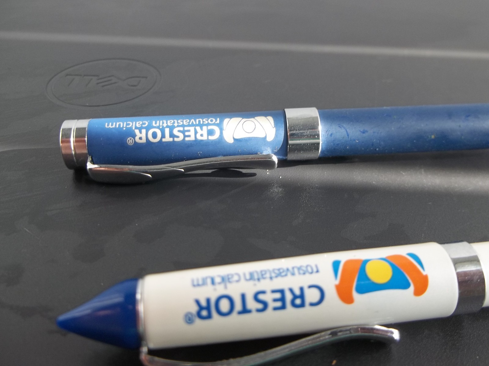 Lot of 2 Crestor Pharmaceutical Promo Pens – Drug Rep Advertising Rosuvastatin