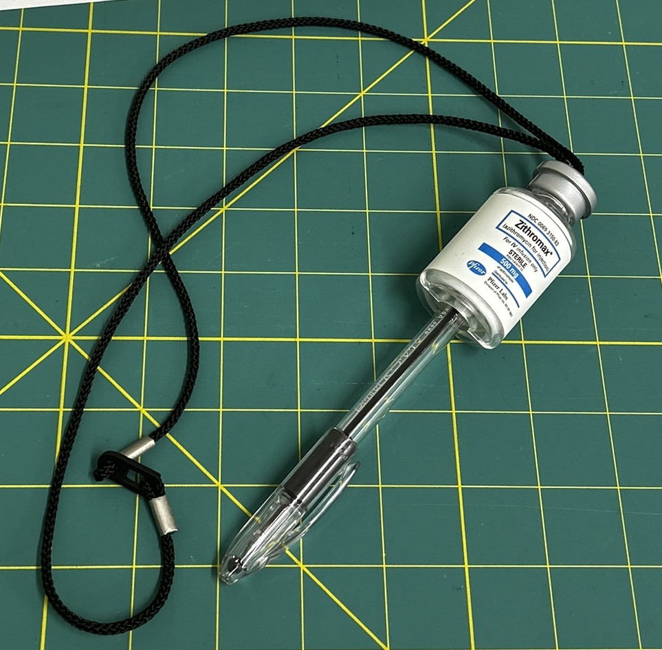 Vintage Prizer Labs Pharmaceutical Advertisement Promo Pen Topper