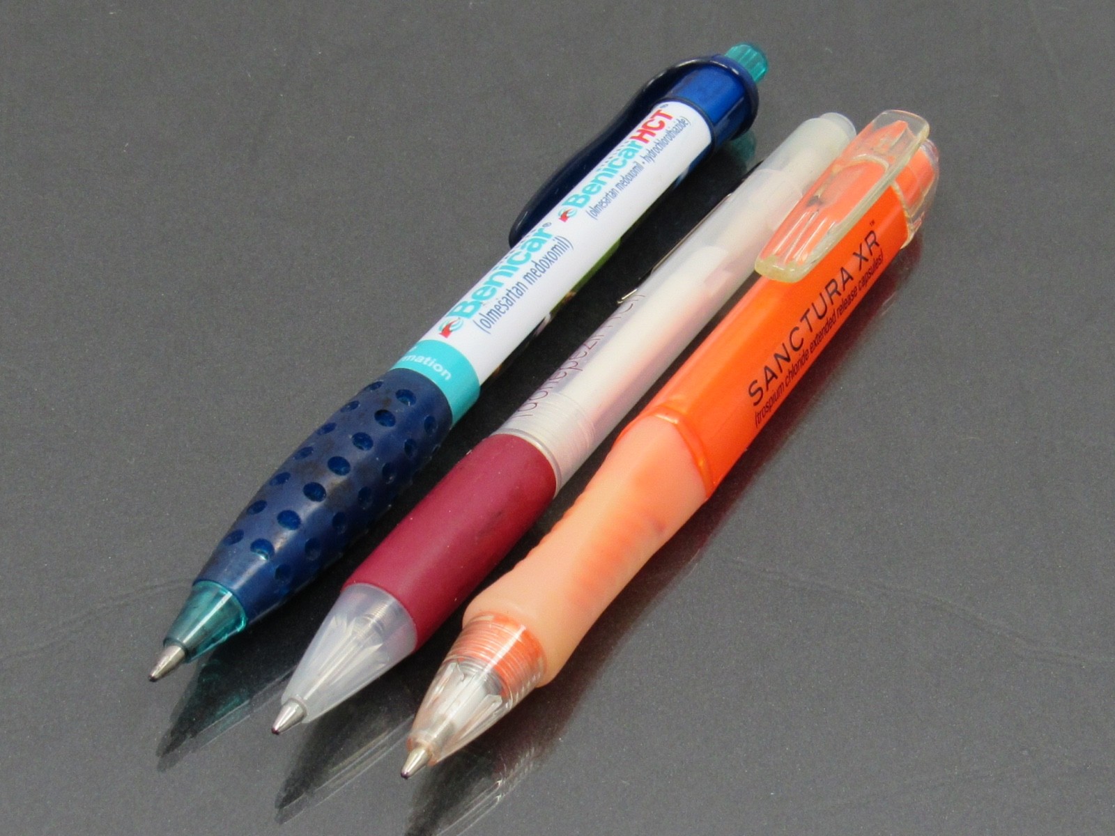 Benicar Aricept Sanctura PENS Drug Rep Pharmaceutical Promo Advertising Lot of 3